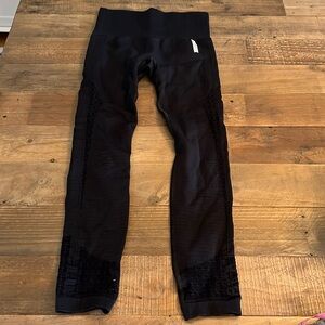 GYMSHARK Black Cutout LEGGiNGS WorkOut Pants Small